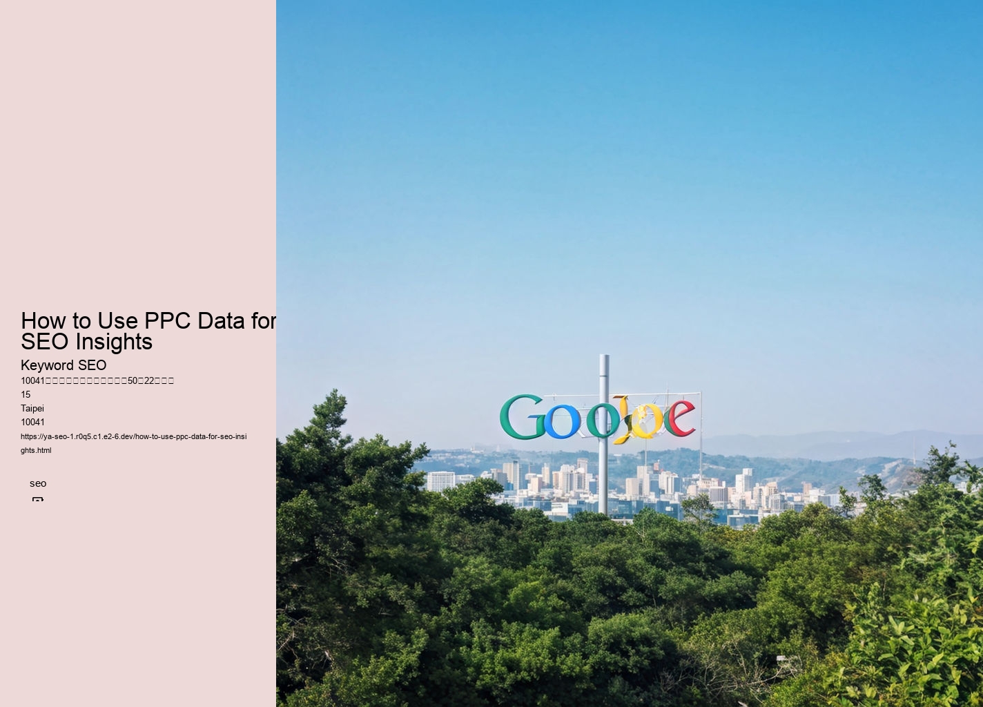 How to Use PPC Data for SEO Insights